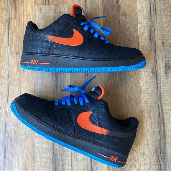 Nike Other - Nike Airforce1 low Houndstooth DS Blk orange blue